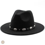 Chapeau cowboy classique en feutre noir