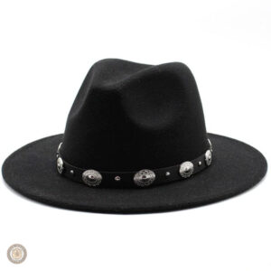 Chapeau cowboy classique en feutre noir