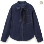 Chemise en jean femme style country, idéale pour le look western