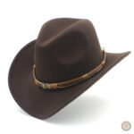 Accessoire de mode : chapeau de cowboy avec motif cactus