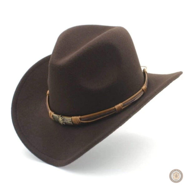 Accessoire de mode : chapeau de cowboy avec motif cactus