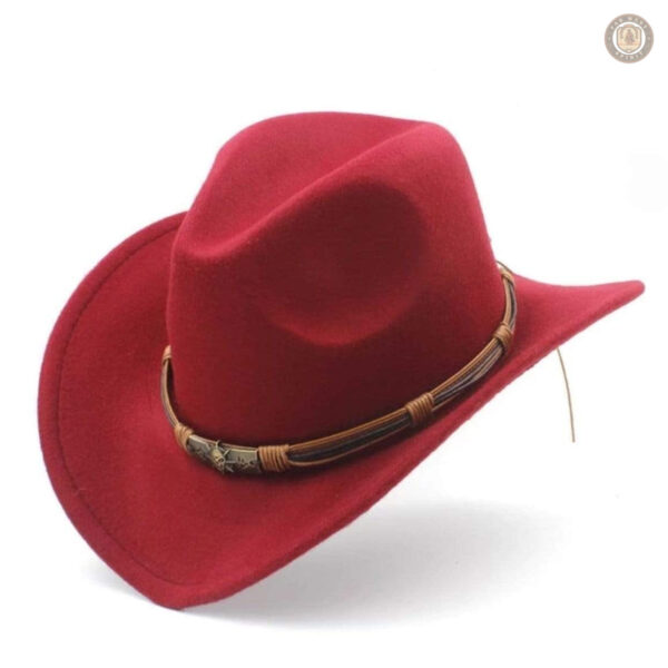 Chapeau de cowboy funky avec motifs de cactus colorés