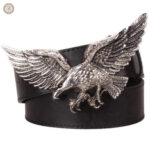 Ceinture Cowboy Aigle en cuir authentique