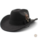 Chapeau cowboy western en feutre pour un look authentique