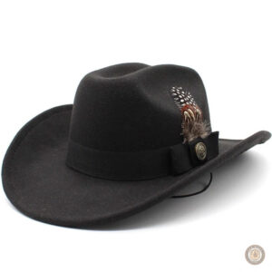 Chapeau cowboy western en feutre pour un look authentique