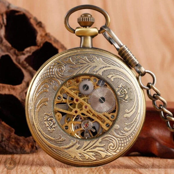 Style rétro pour montre à gousset mécanique
