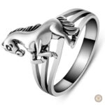 Bague Western Tête de Cheval en métal au design élégant