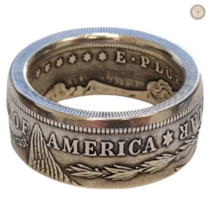 Accessoire de mode western, une bague au thème dollar