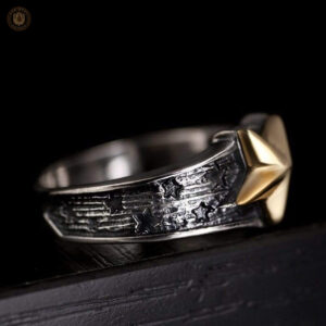 Bijou western en argent avec design étoilé