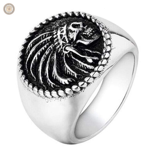 Bague Tête de Mort Indien style western