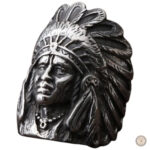 Bague Tête d’Indien au style western authentique