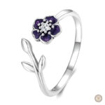Bague vintage argentée style western