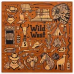 Bandana Cowboy Orange pour un look audacieux