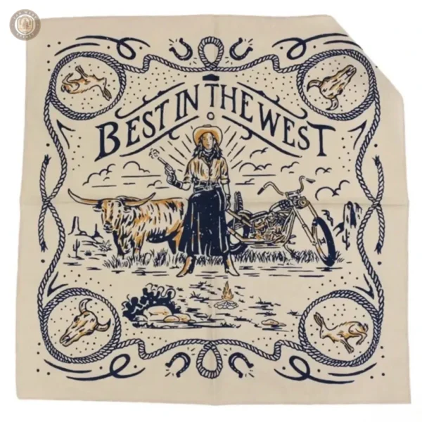 Bandana pour cowboy style Far West