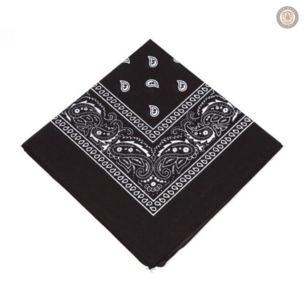 Bandana Cowboy Noir pour un look western authentique