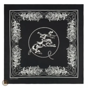 Bandana cowboy traditionnel pour un style rodéo authentique