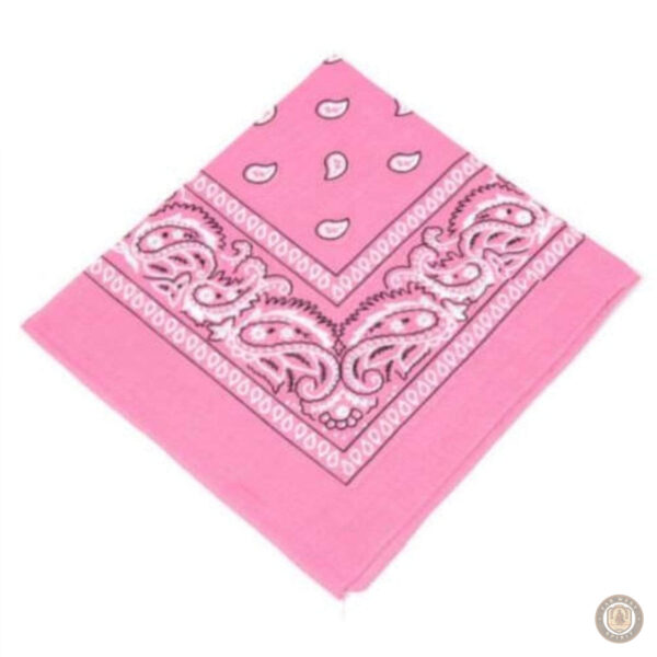 Bandana Cowboy Rose en tissu avec motifs floraux