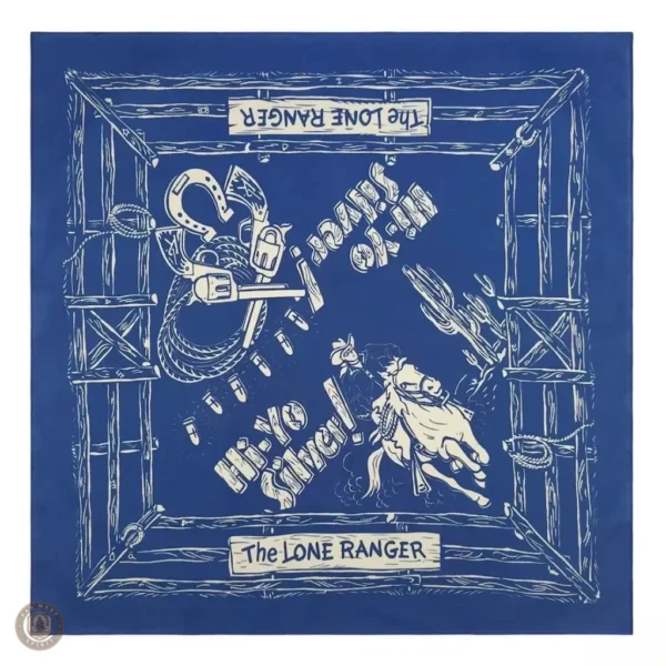 Bandana The Lone Ranger pour un style cowboy authentique