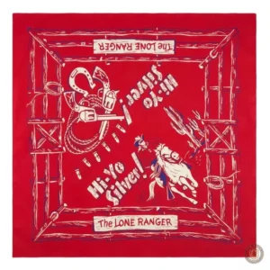Accessoire cowboy, bandana au design classique inspiré du Far West