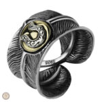 Bague Cowboy en argent au design western élégant