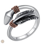 Bague argent style western élégante et tendance