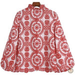 Vêtement western féminin avec motifs brodés raffinés