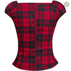 Blouse à motifs country pour un look décontracté féminin