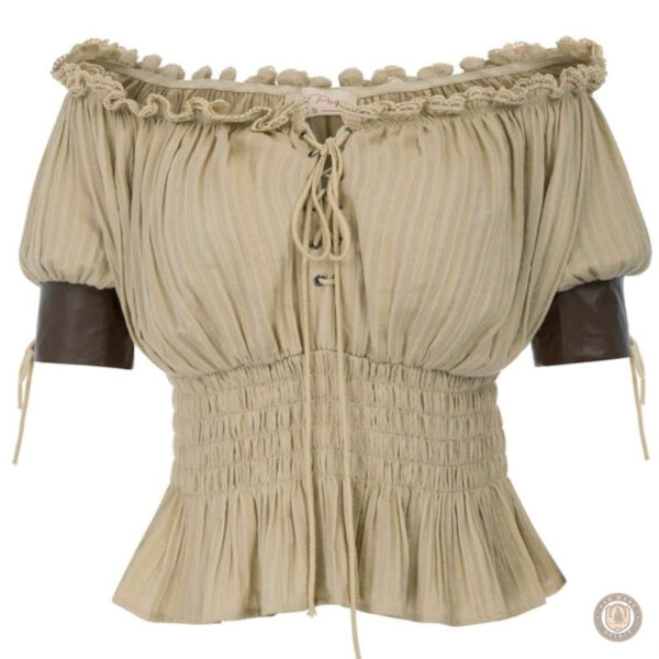 Chemise country femme avec des détails raffinés