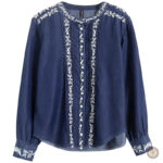 Blouse western femme au style cowboy