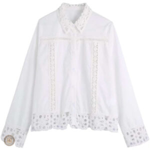 Blouse femme style country western à motifs traditionnels