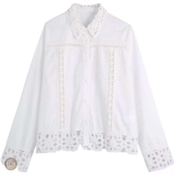 Blouse femme style country western à motifs traditionnels