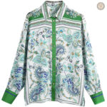 Blouse country romantique pour femme, style western élégant