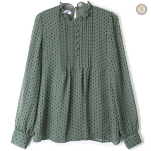 Blouse Cowgirl Verte pour un look western féminin