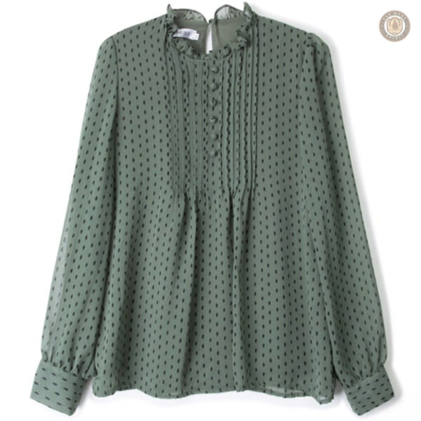 Blouse Cowgirl Verte pour un look western féminin