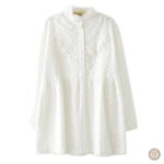 Blouse western blanche pour femme