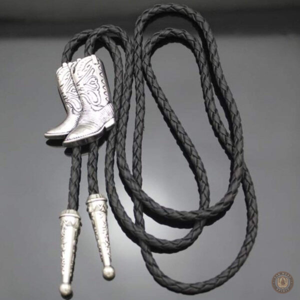 Accessoire Bolo Tie inspiré des bottes de cowboy