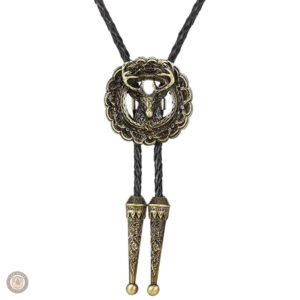 Bolo tie avec motif de cerf élégant