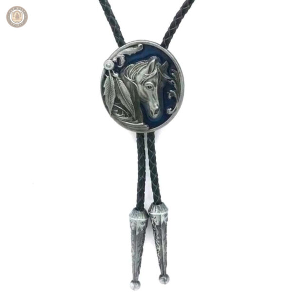 Bolo tie avec motif cheval élégant et original