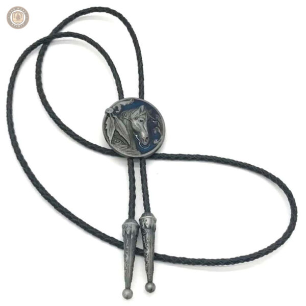 Accessoire bolo tie avec design de cheval classique