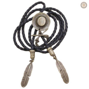 Accessoire de mode bolo tie style revolver