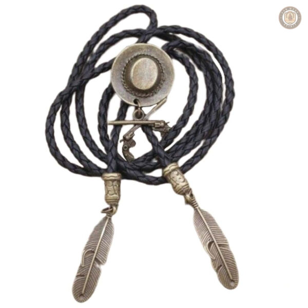 Accessoire de mode bolo tie style revolver