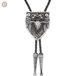 Bolo tie avec crâne de bison tendance