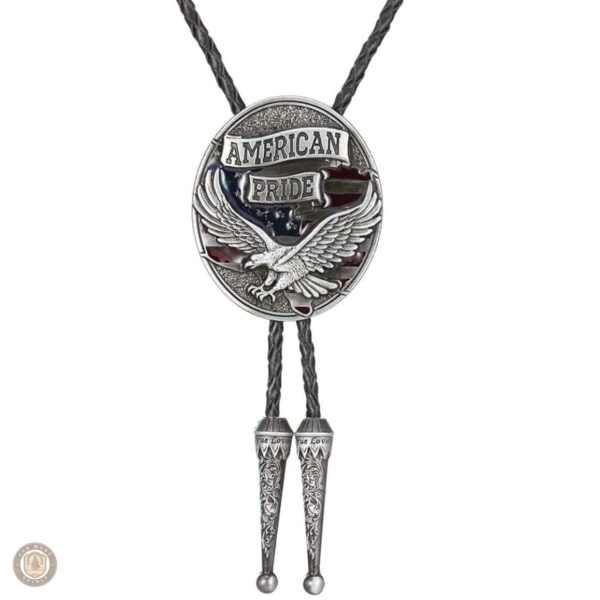 Bolo Tie Cravate Américaine en style traditionnel