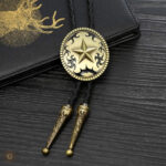 Design étoile sur bolo tie classique
