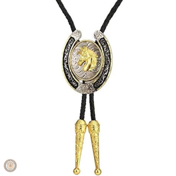 Bolo tie tête de cheval avec fer pour un style unique