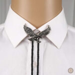 Bolo tie avec design d’aigle distinctif