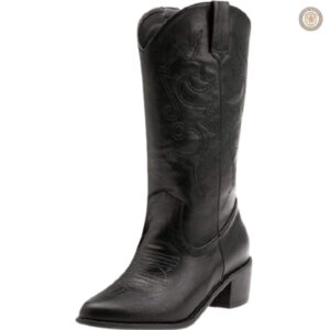 Boots Noires Country pour femmes