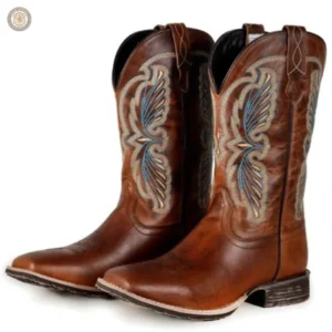 Chaussures Texas Country, bottes femme au design classique cowboy