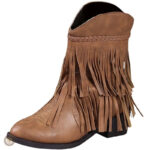 Boots Country Femme en style cowboy élégant