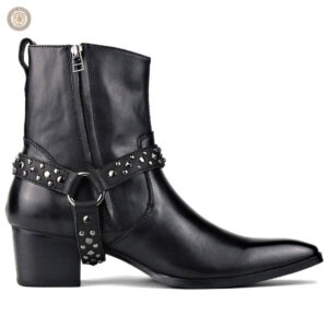 Bottes cowboy homme en cuir, design authentique et robuste